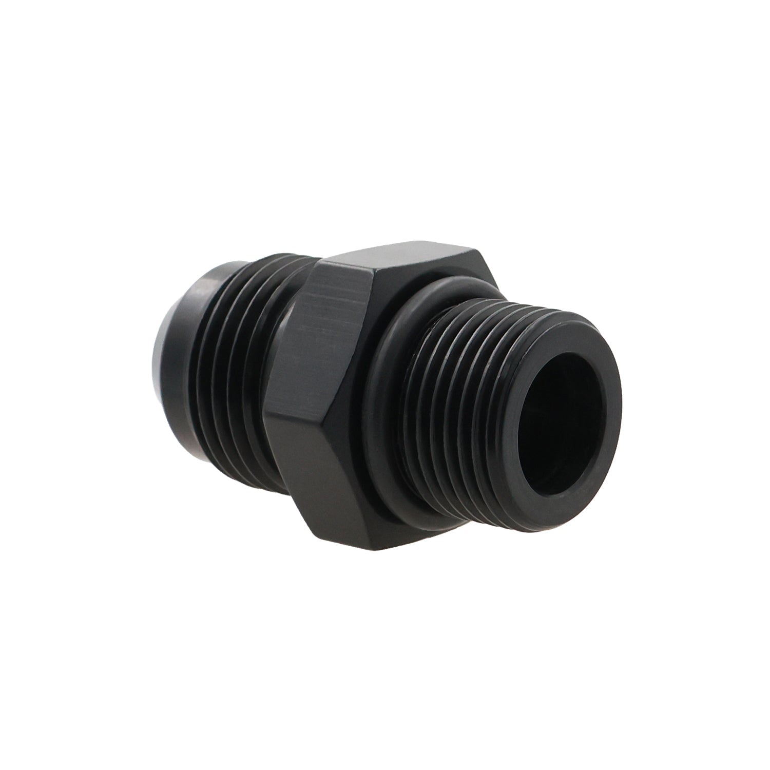 LS Truck Turbo Oil Drain Pan Adapter -10AN Hose to Oil Pan - ICT Billet 551208