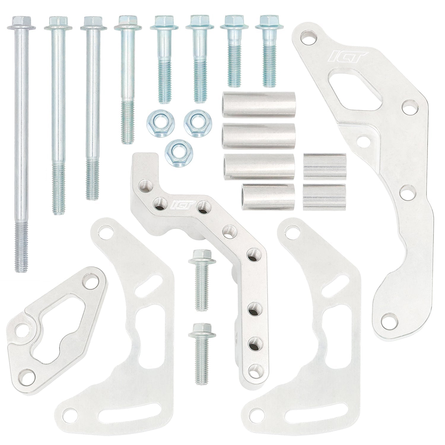 LS Truck Ultra Low Mount Alternator Bracket - ICT Billet BKT-LS005-3