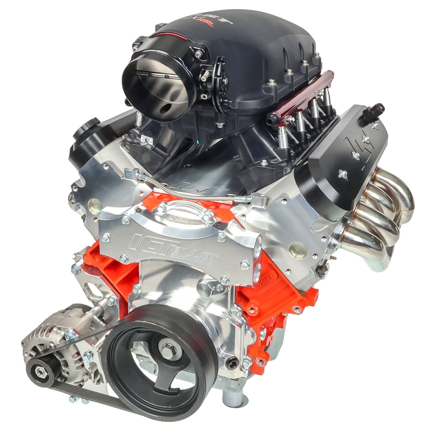 LS Truck Ultra Low Mount Alternator Bracket - ICT Billet BKT-LS005-3