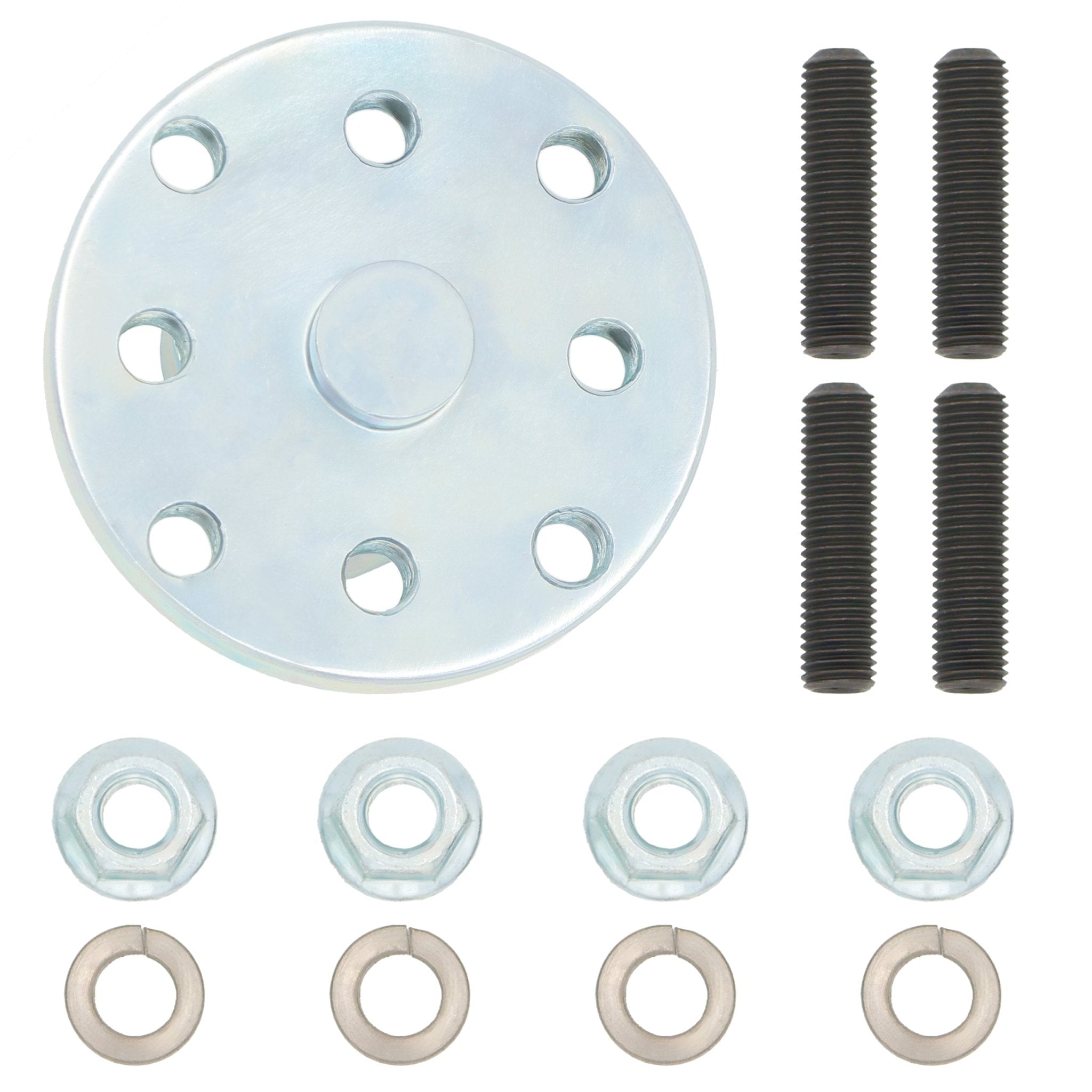 LS Truck Water Pump to 4-Bolt Mechanical Fan Adapter - ICT Billet 551829-LS-FN