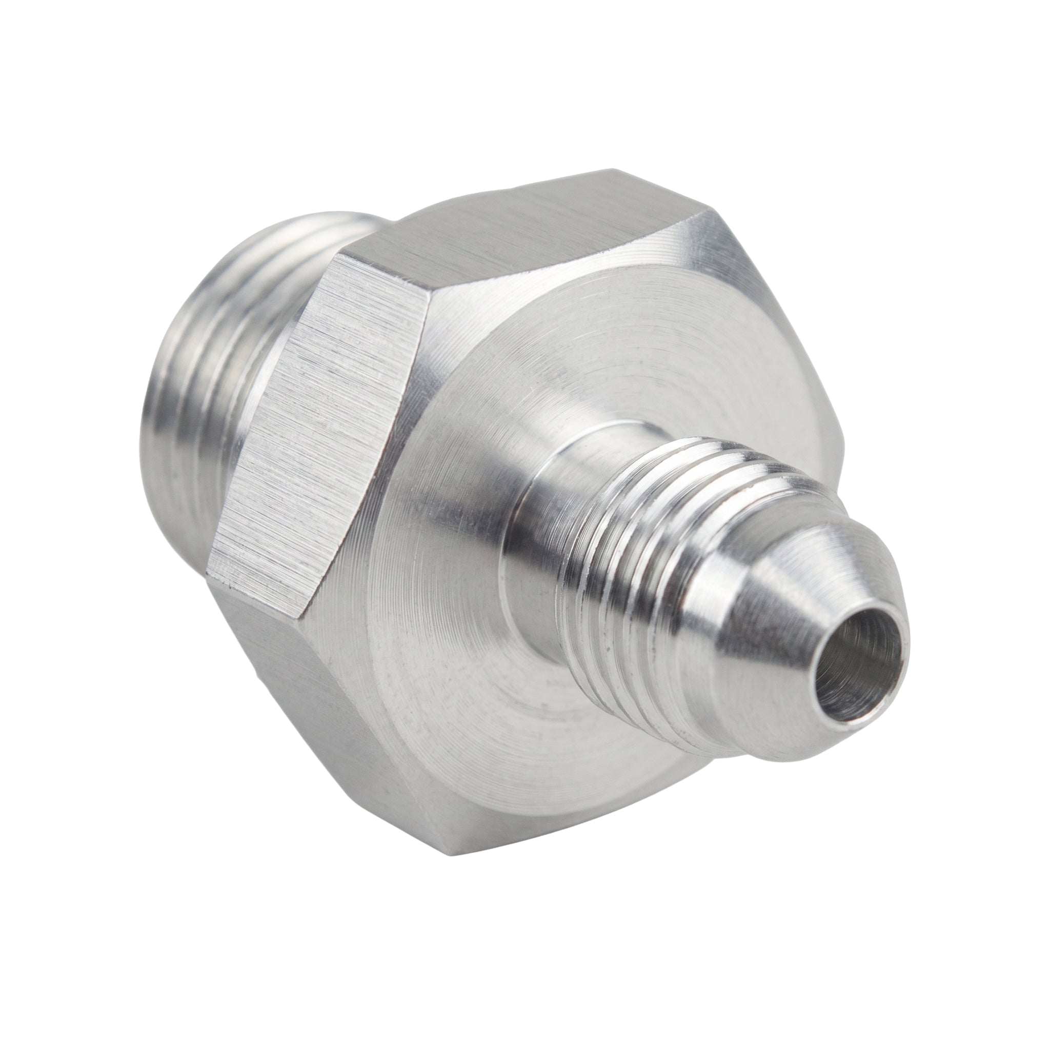 LS Turbo Oil Supply / Feed Adapter Port M16-1.5 to -4AN Fitting LSX LS1 LS3 LS2 - ICT Billet AN816-04-M16