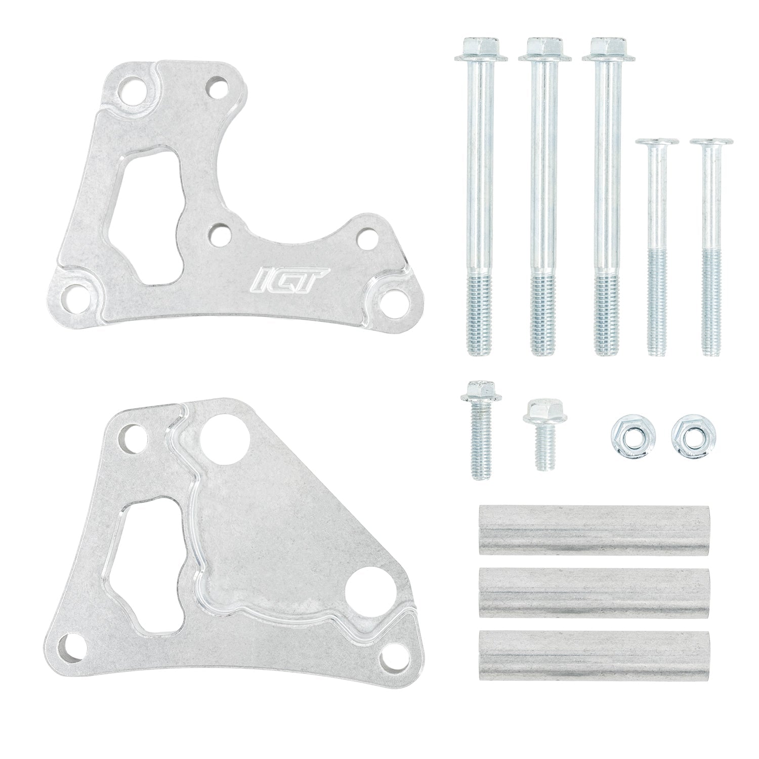 LS Type 2 Power Steering Pump Bracket - Truck Spacing - ICT Billet BKT-LS-PS01-3