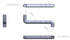 LS Upper Radiator Hose Kit - 1982 - 1993 Chevy S10 - ICT Billet HS-UR-1S10