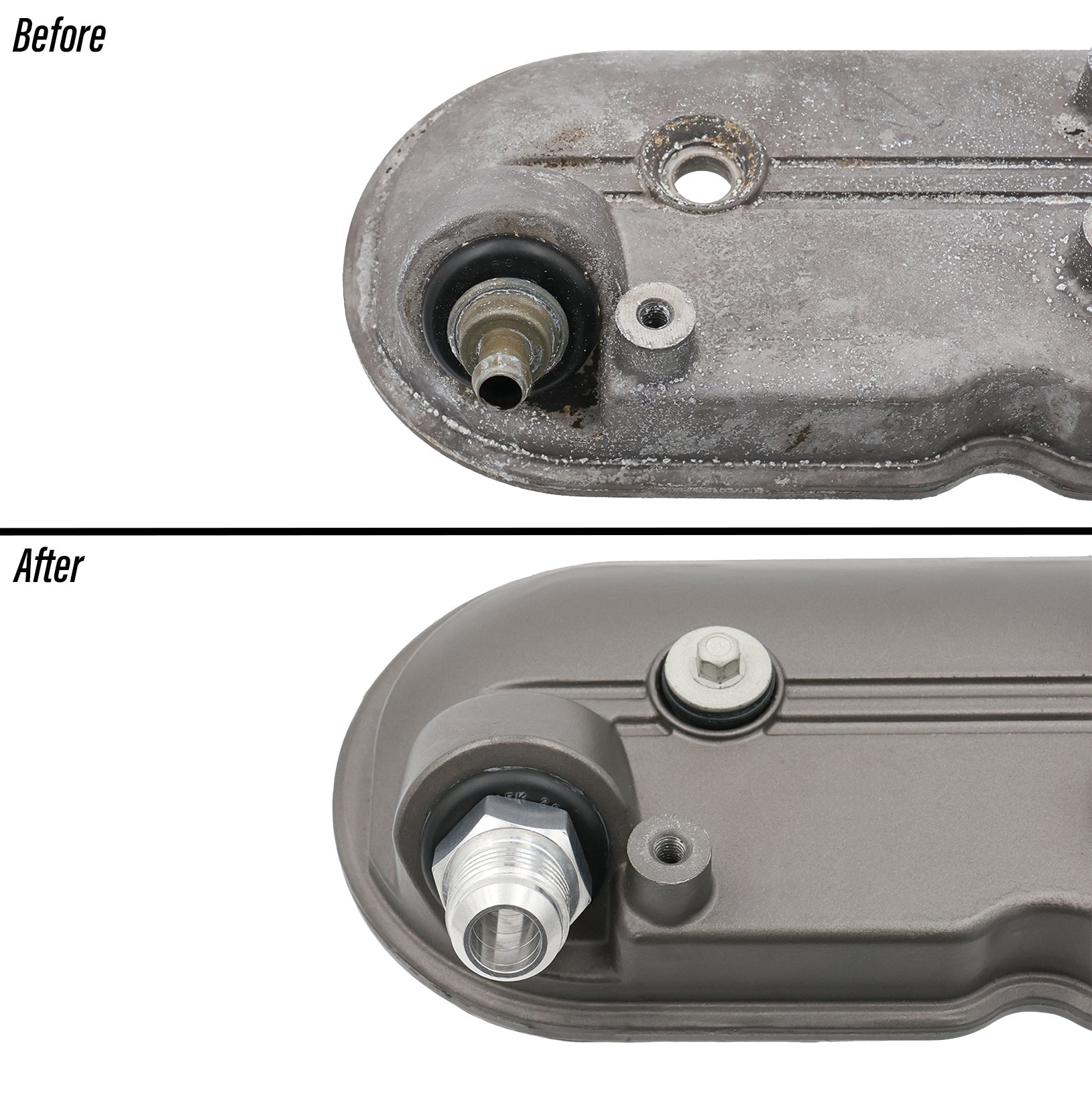 LS Valve Cover Grommet Fitting -10AN - ICT Billet PCV-GR0M-10AN