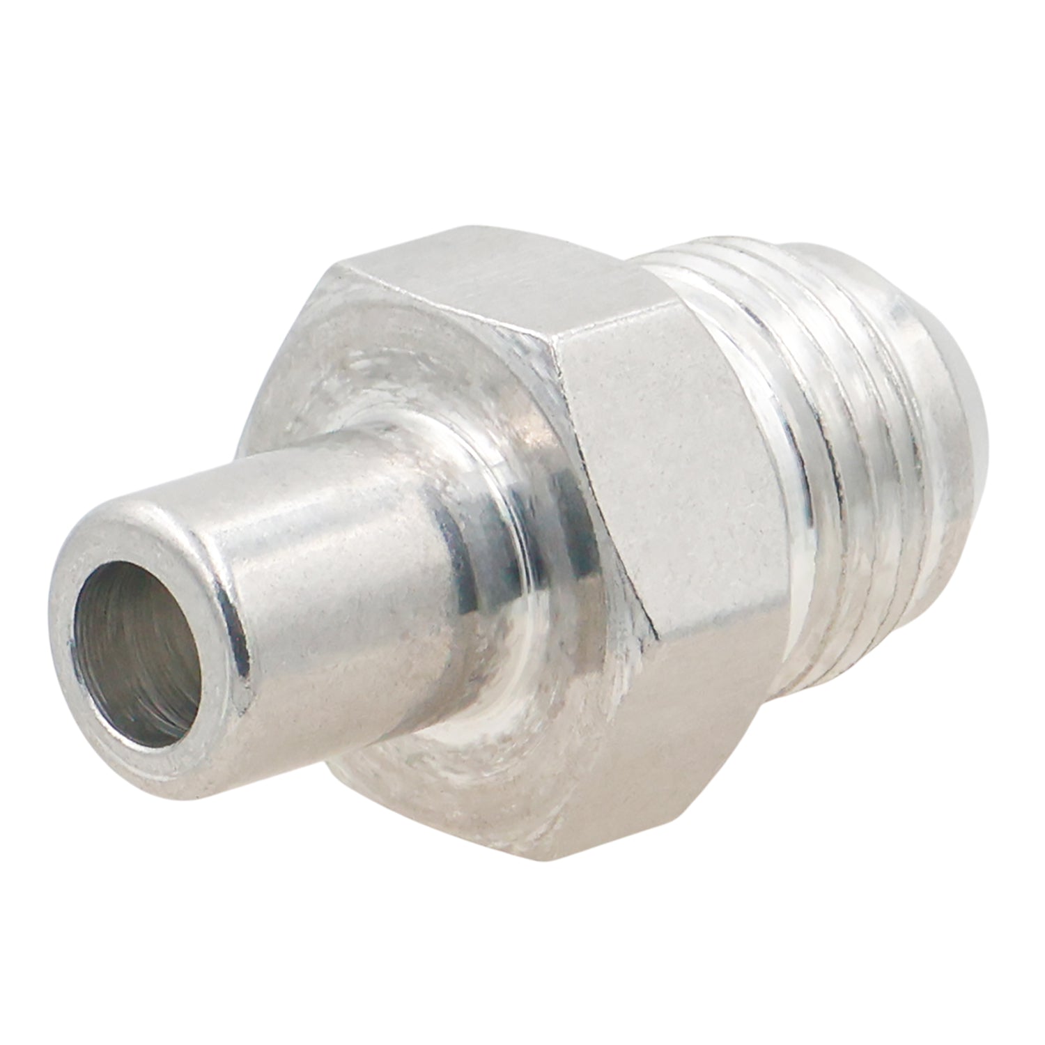 LS Valve Cover Press In Fitting - 8AN - ICT Billet PCV-PRESS-8AN