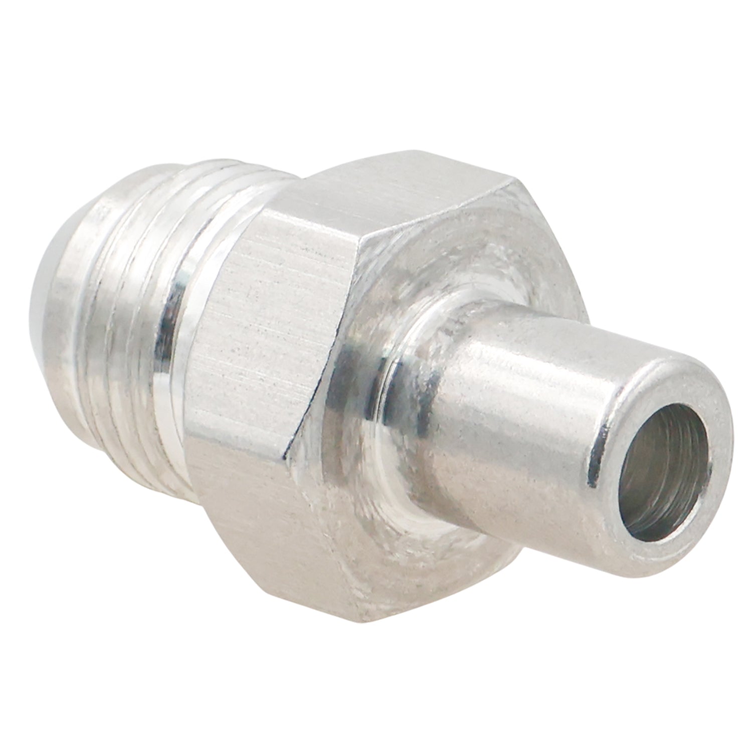 LS Valve Cover Press In Fitting - 8AN - ICT Billet PCV-PRESS-8AN