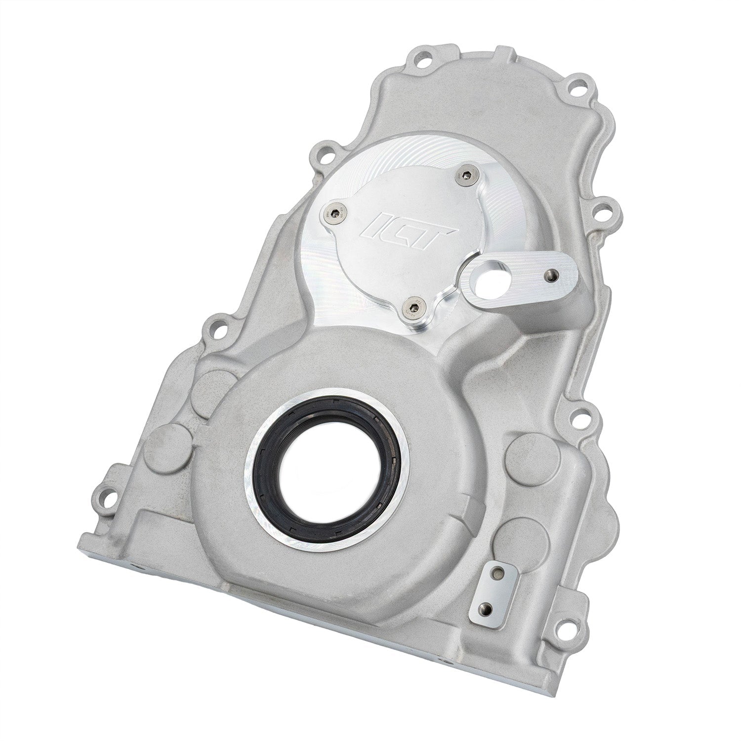 LS VVT Variable Valve Timing Solenoid Cover Plate - ICT Billet PLG-LS01-VVT
