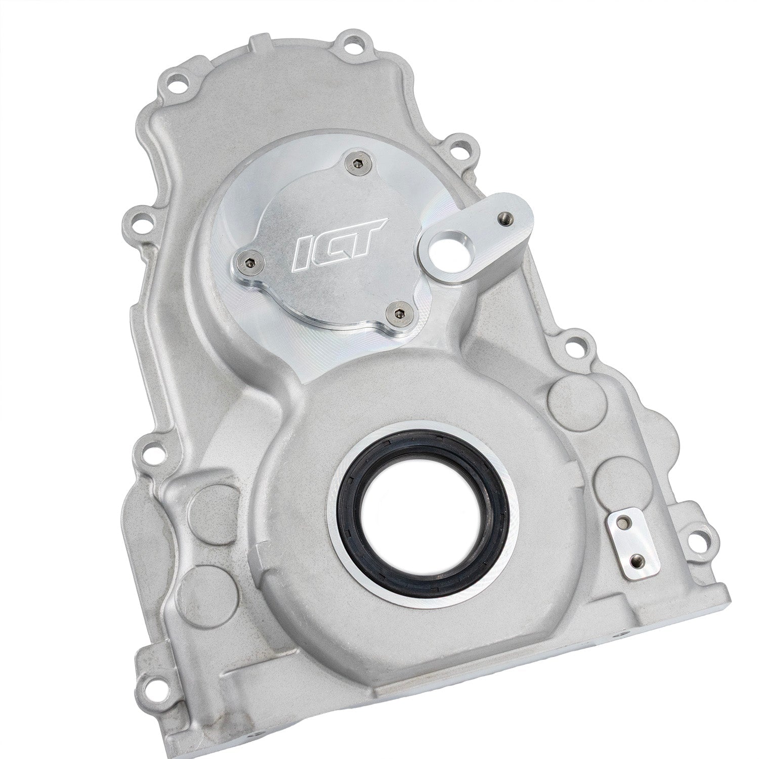 LS VVT Variable Valve Timing Solenoid Cover Plate - ICT Billet PLG-LS01-VVT