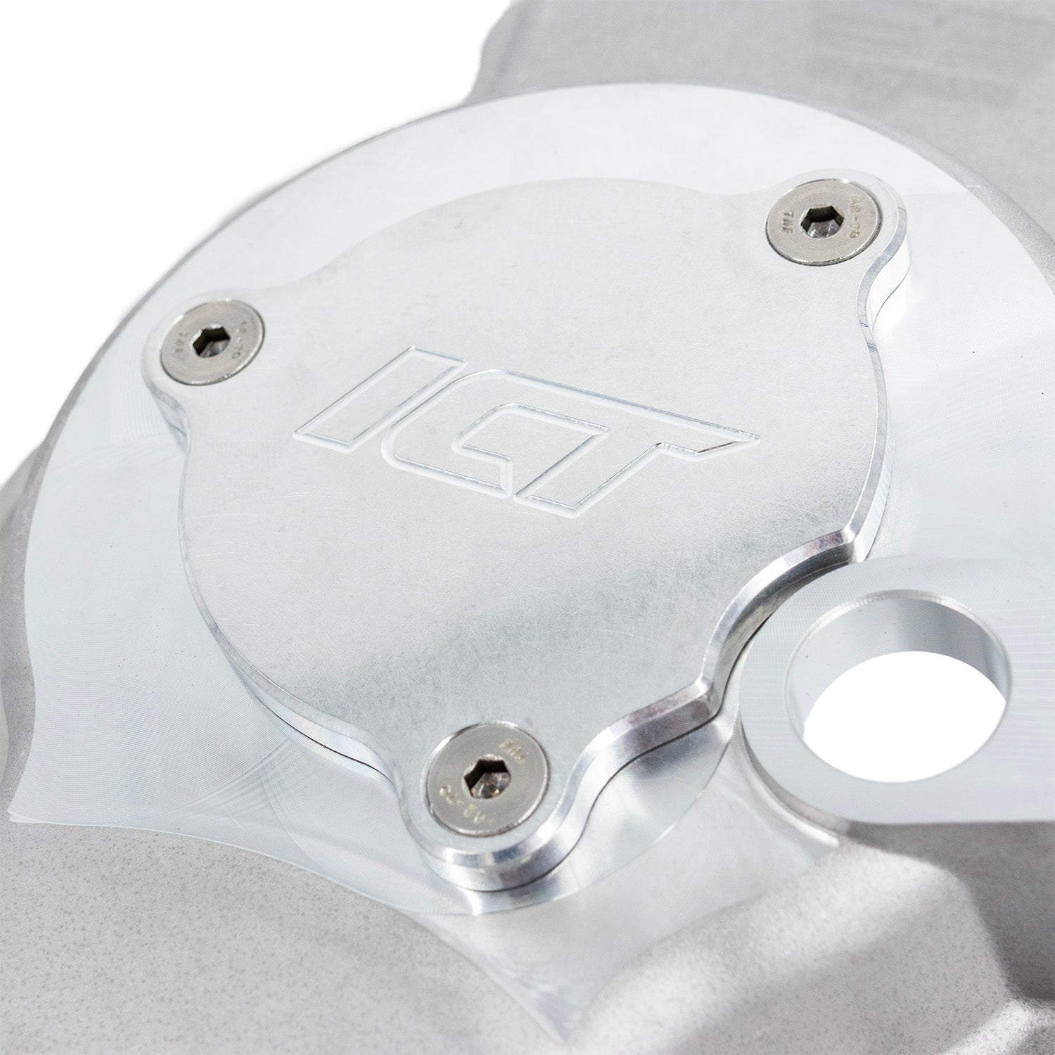 LS VVT Variable Valve Timing Solenoid Cover Plate - ICT Billet PLG-LS01-VVT