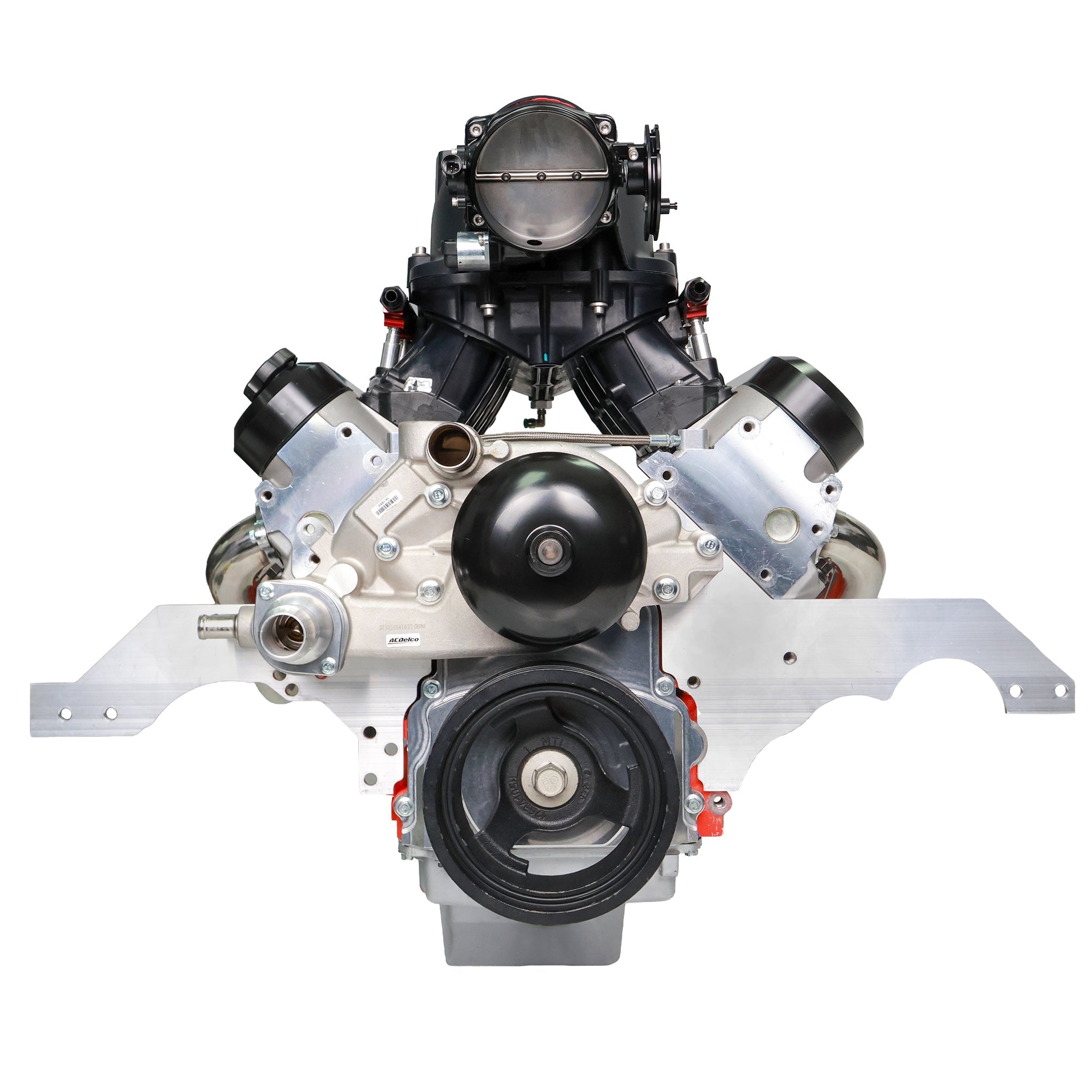 LS Water Pump Spacers .280" - Motor Plate + LS1 Camaro Pump w/ Truck Balancer - ICT Billet 551690-0461
