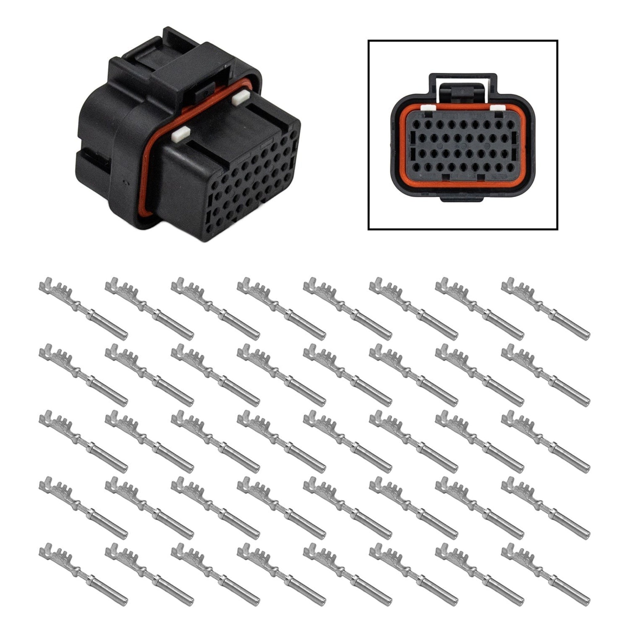 LS Wire Connector - Amp Superseal 34 Pin J2A - ICT Billet WCECU25