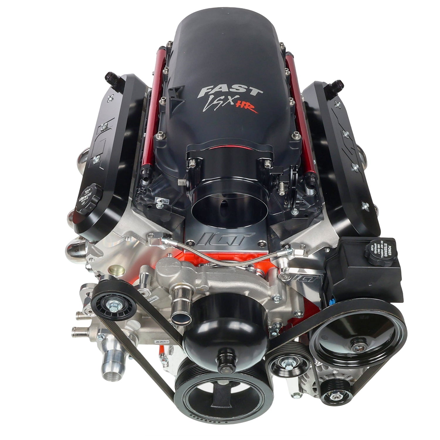 LS1 98 - 02 Camaro Z28 Manual Belt Tensioner w/ Pulley LS LS2 GTO Billet Aluminum - ICT Billet 551617X-2