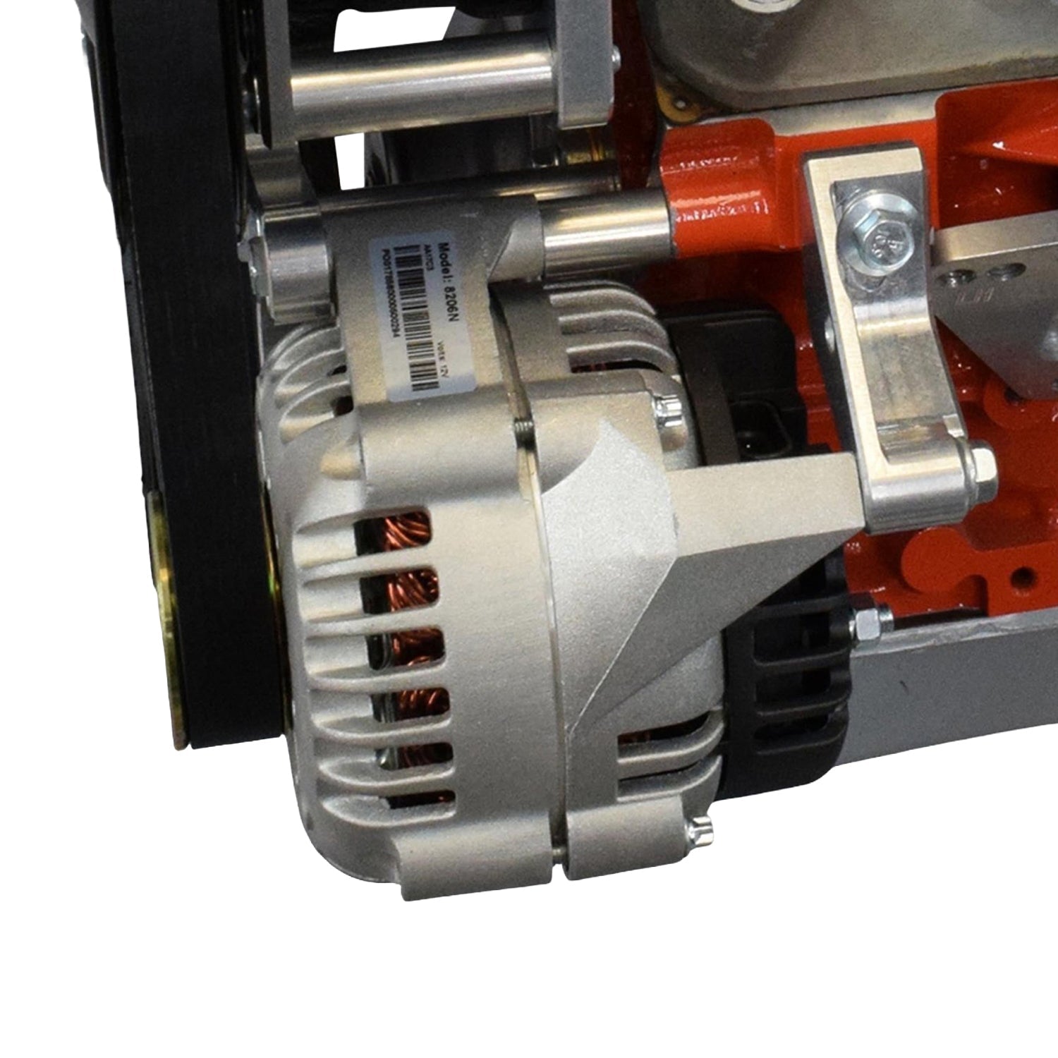 LS1 Alternator Bracket Complete Idler Pulley Compatible with Camaro Factory LSX Billet - ICT Billet 551668-2