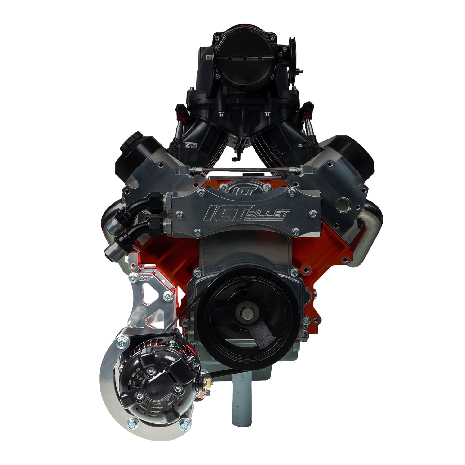 LS1 Camaro 98 - 02 Reverse Mount Ultra Low Mount Alternator Bracket - ICT Billet BKT-LS006-2