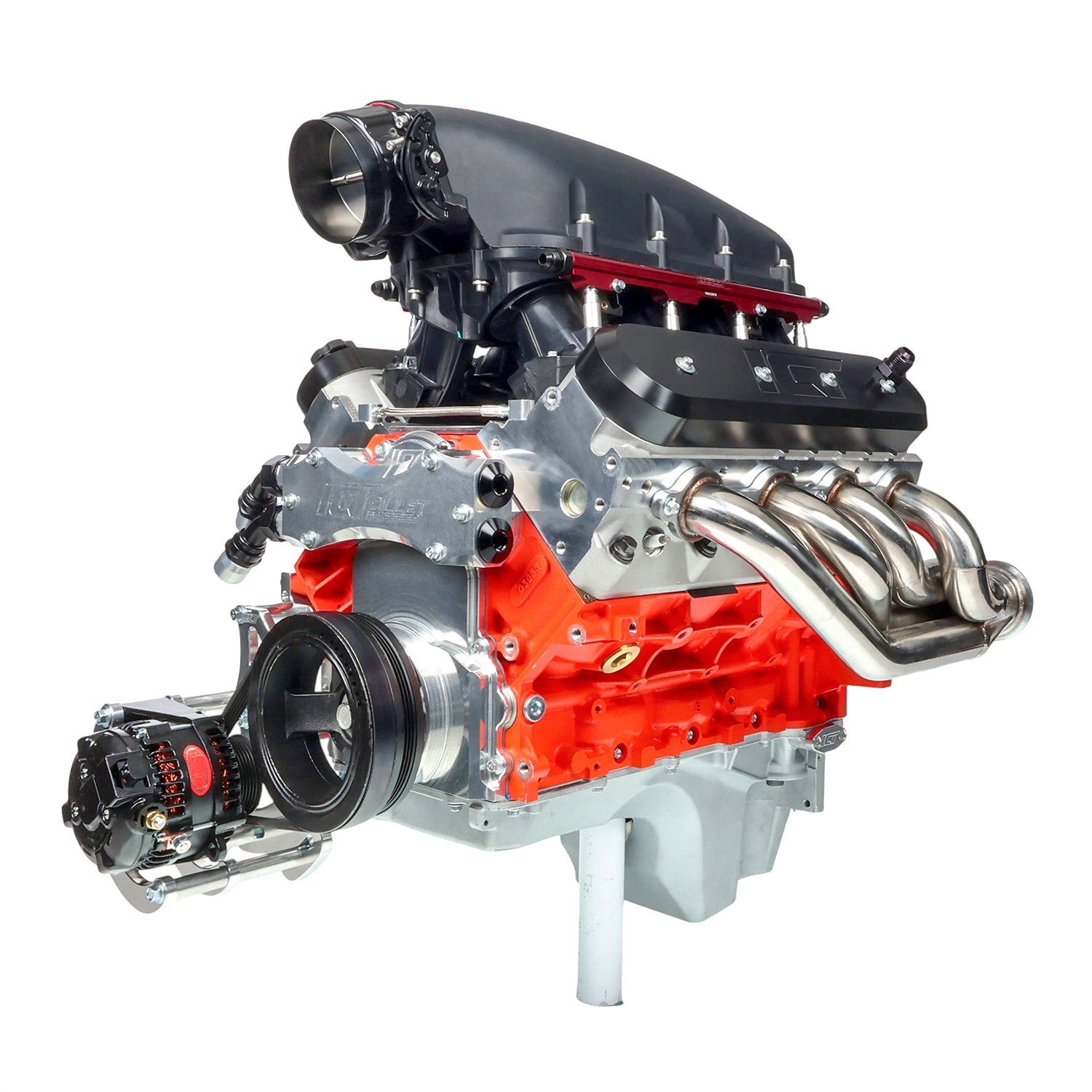 LS1 Camaro 98 - 02 Reverse Mount Ultra Low Mount Alternator Bracket - ICT Billet BKT-LS006-2