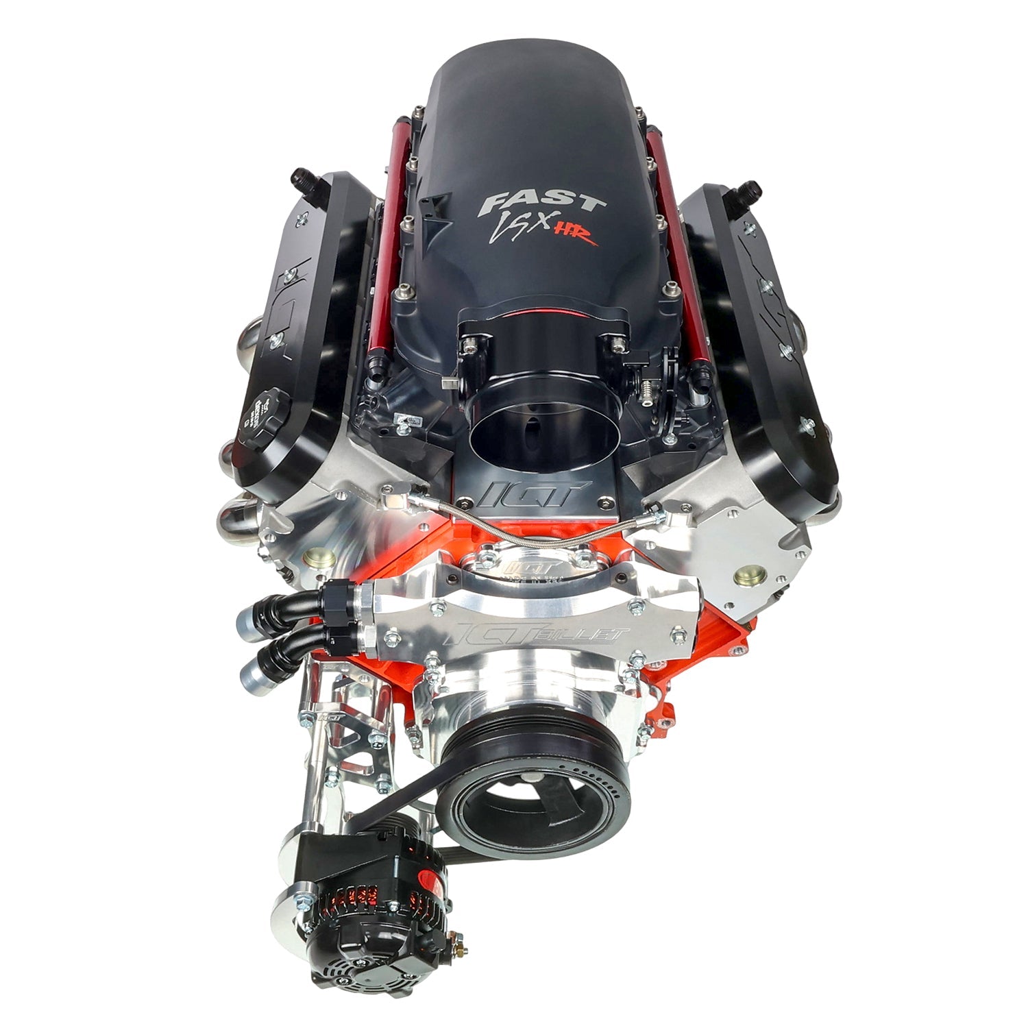 LS1 Camaro 98 - 02 Reverse Mount Ultra Low Mount Alternator Bracket - ICT Billet BKT-LS006-2