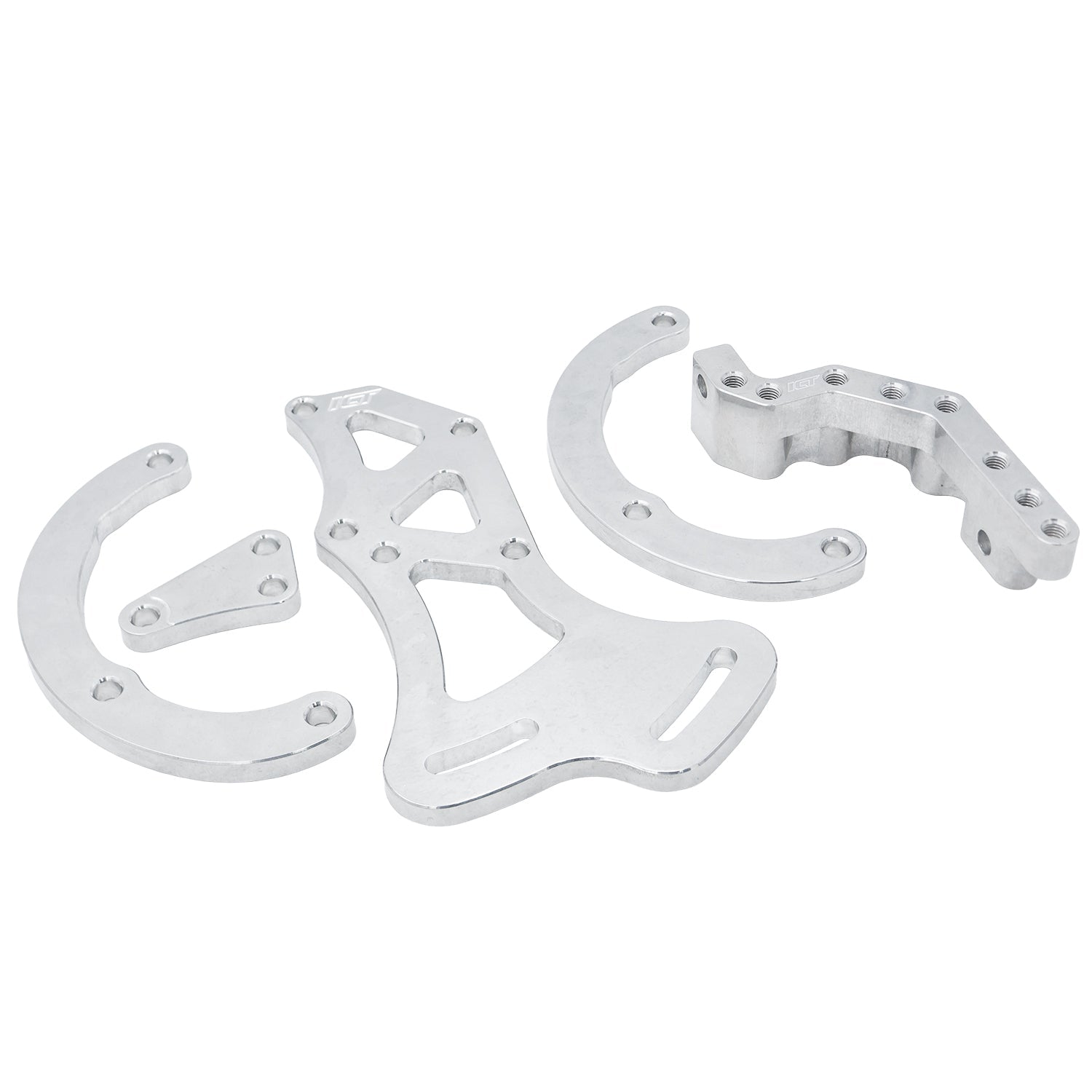 LS1 Camaro 98 - 02 Reverse Mount Ultra Low Mount Alternator Bracket - ICT Billet BKT-LS006-2