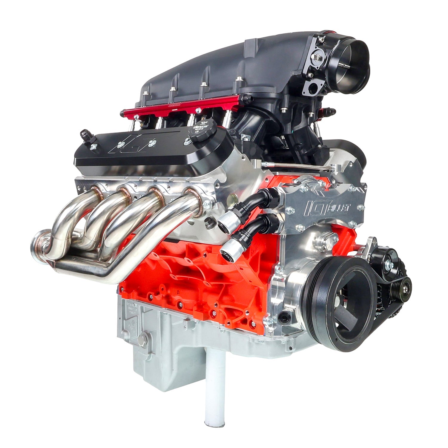 LS1 Camaro Alternator Bracket Low Mount w/ Manual Tensioner - ICT Billet 551668T-2