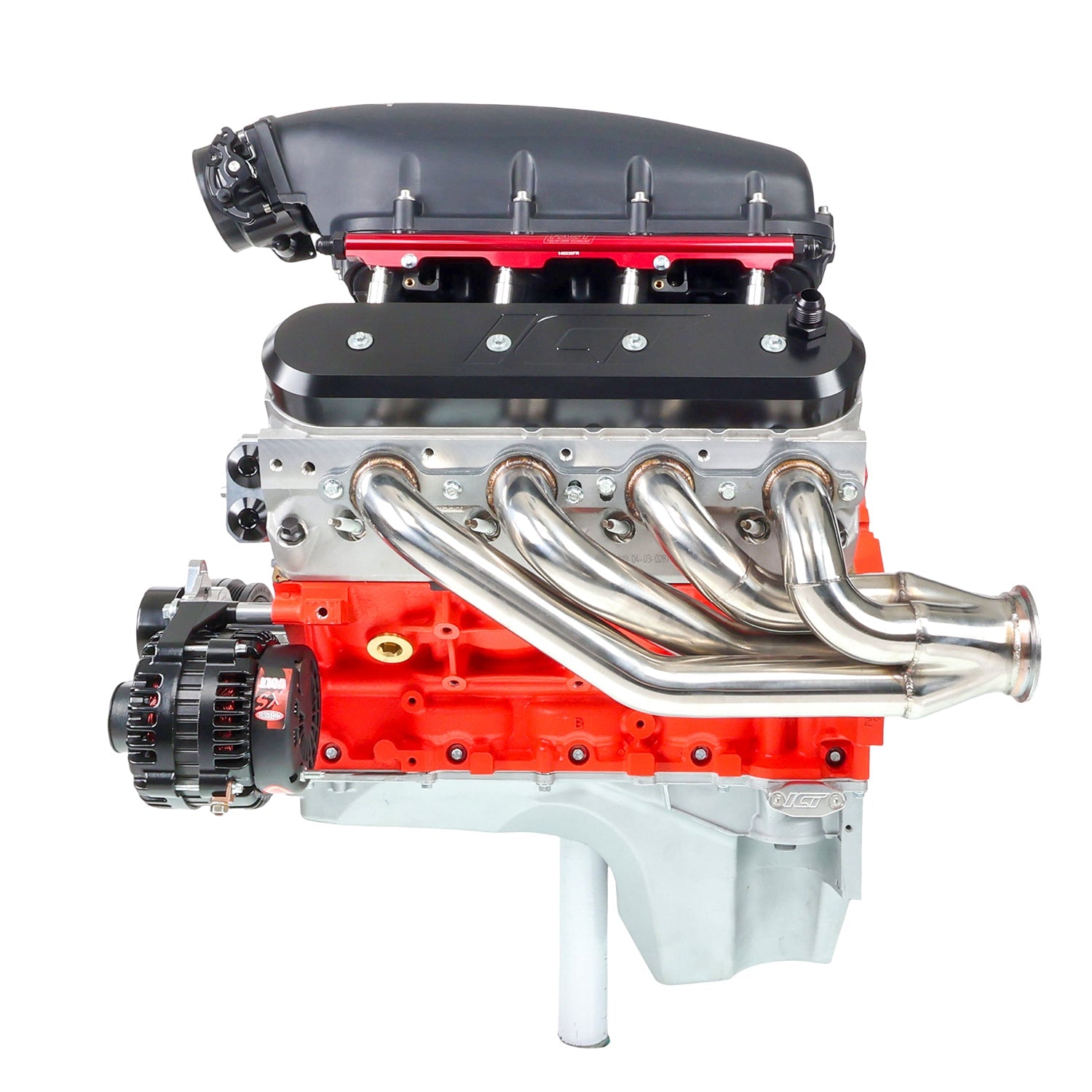 LS1 Camaro Alternator Bracket Low Mount w/ Manual Tensioner - ICT Billet 551668T-2