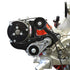 LS1 Camaro - Black Sanden 508 A/C Air Conditioner Compressor Bracket Kit LS AC GTO - ICT Billet 551474-2B