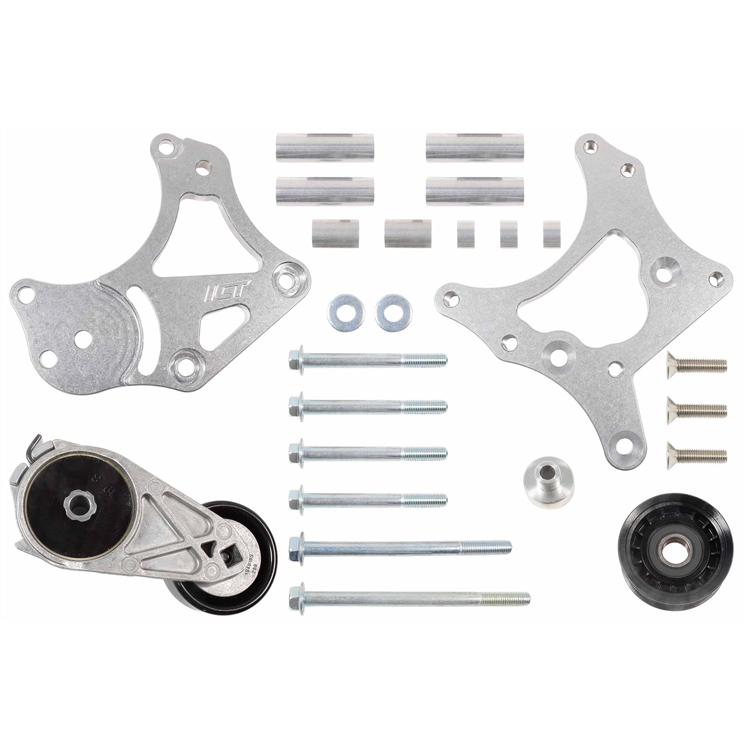 LS1 Camaro LS high mount Alternator Relocation Bracket LS1 LS2 LS6 SS Z28 GTO - ICT Billet 551780-2