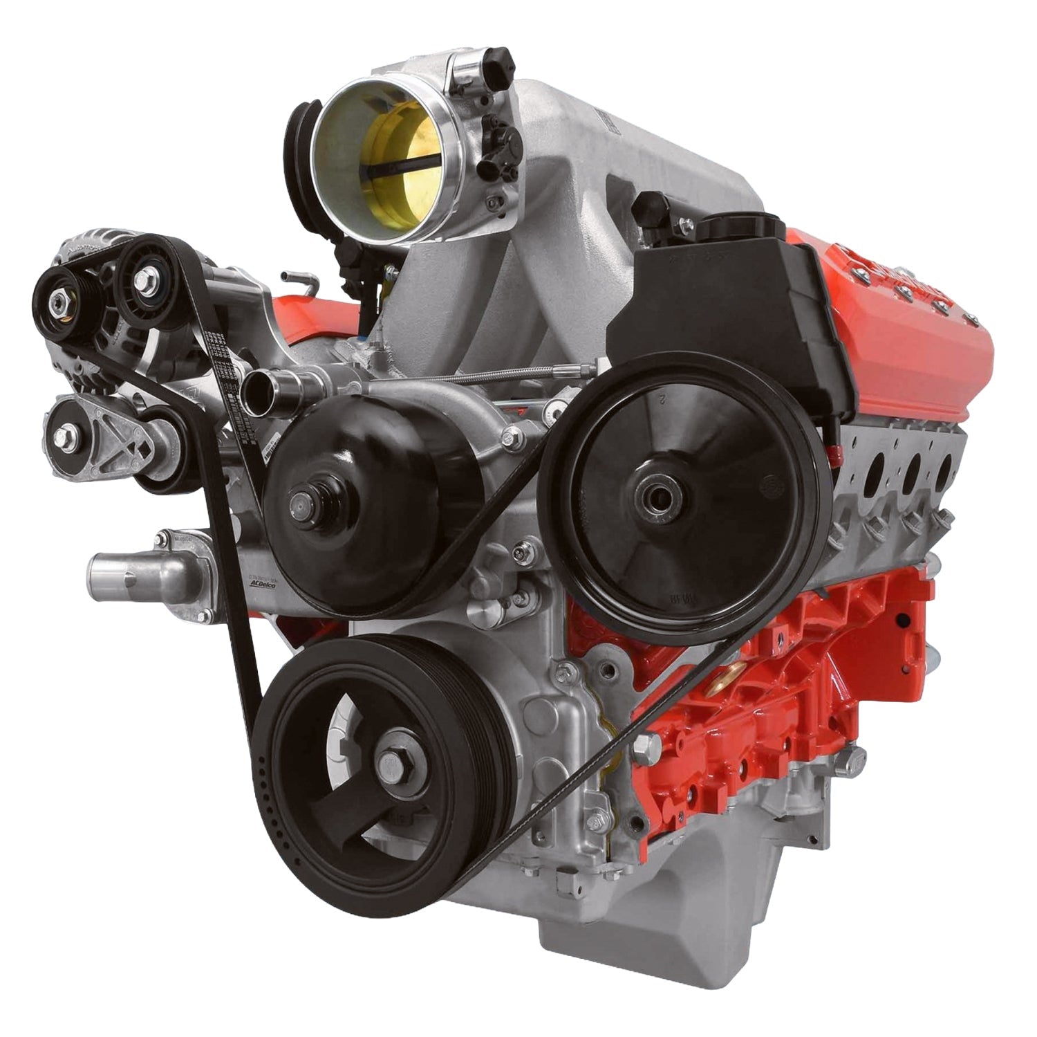 LS1 Camaro LS high mount Alternator Relocation Bracket LS1 LS2 LS6 SS Z28 GTO - ICT Billet 551780-2