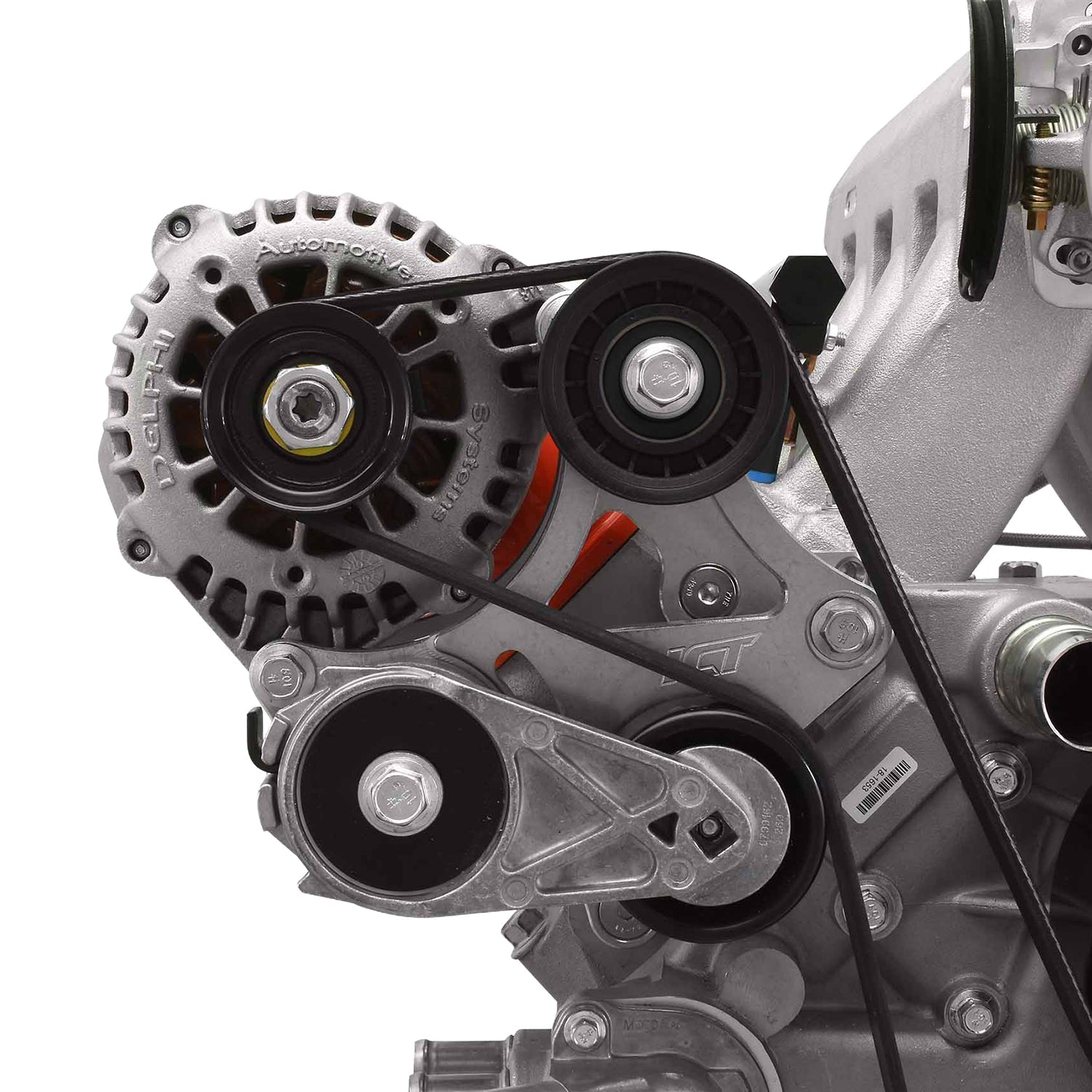 LS1 Camaro LS high mount Alternator Relocation Bracket LS1 LS2 LS6 SS Z28 GTO - ICT Billet 551780-2