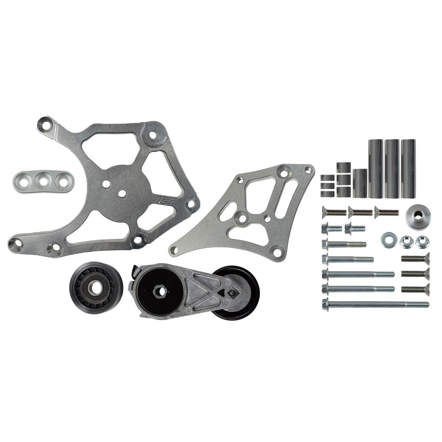 LS1 Camaro OEM Fox Body A/C Compressor Bracket Kit LS Swap Mustang - ICT Billet 551792-2