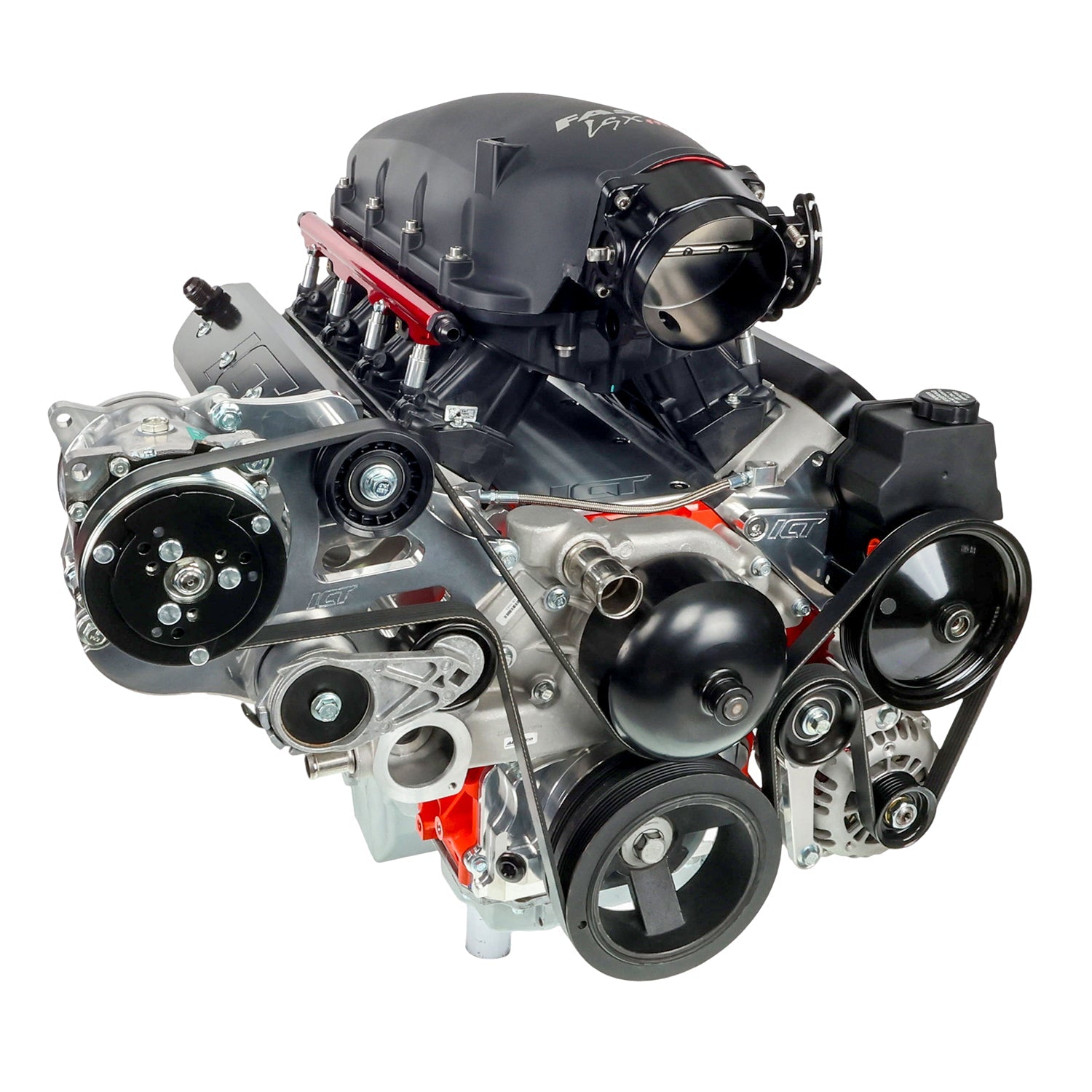 LS1 Camaro - Sanden 508 A/C Air Conditioner Compressor Bracket Kit LS AC GTO - ICT Billet 551474-2