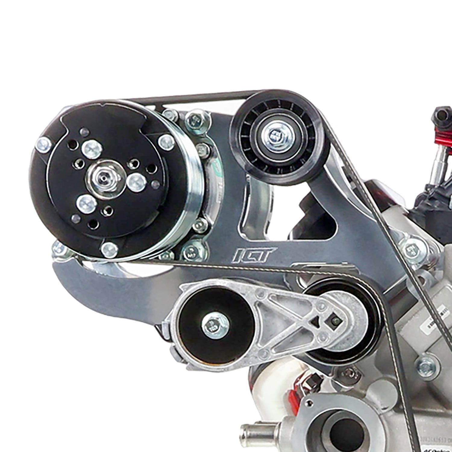 LS1 Camaro - Sanden 508 A/C Air Conditioner Compressor Bracket Kit LS AC GTO - ICT Billet 551474-2