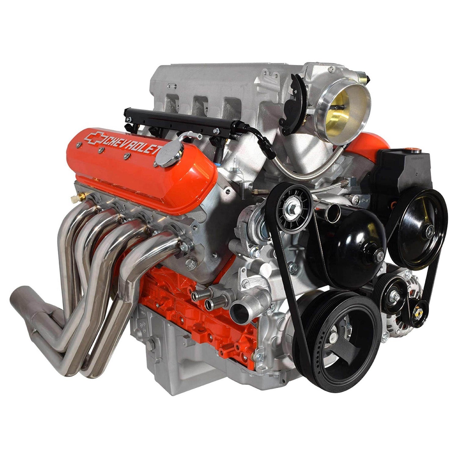 LS1 Camaro Turbo Power Steering Pump Bracket kit for LS1 pump and turbo headers - ICT Billet 551581-2