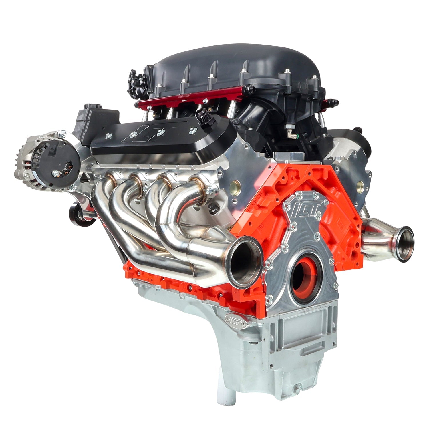 LS1 High Mount - Camaro Type 2 - Power Steering & Alternator Bracket Kit - ICT Billet 551577-2