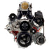 LS3 Camaro - Factory Location Billet Low Mount Alternator Bracket Kit w/ Pulley - ICT Billet 551971-LS3-3