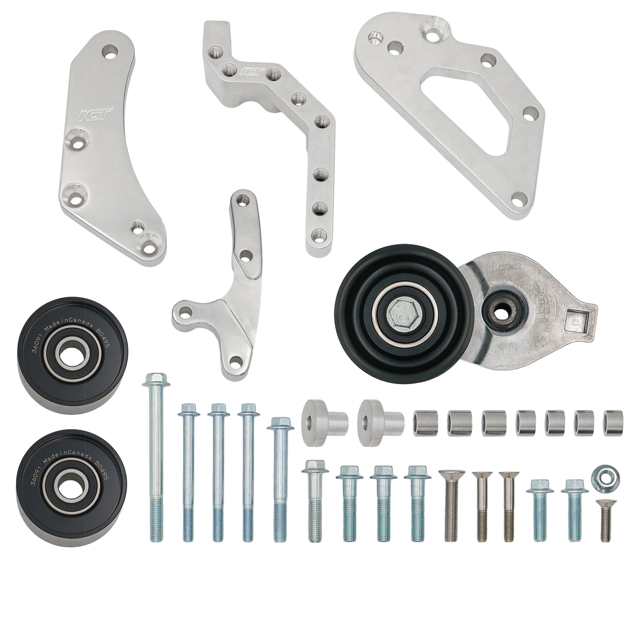 LSA Belt Tensioner & Bracket- Low Mount - ICT Billet 551146-LSA