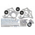 LSA Supercharger High Mount A/C GM R4 Compressor Bracket Kit CTS-V ZL1 6-Rib - ICT Billet 551135-3-R4