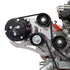 LSA Supercharger High Mount A/C Sanden 508 709 Compressor Bracket Kit CTS-V ZL1 - ICT Billet 551135-3-508