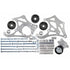 LSA Supercharger High Mount A/C Sanden 7176 Compressor Bracket Kit CTS-V ZL1 SD7 - ICT Billet 551135-3-7176