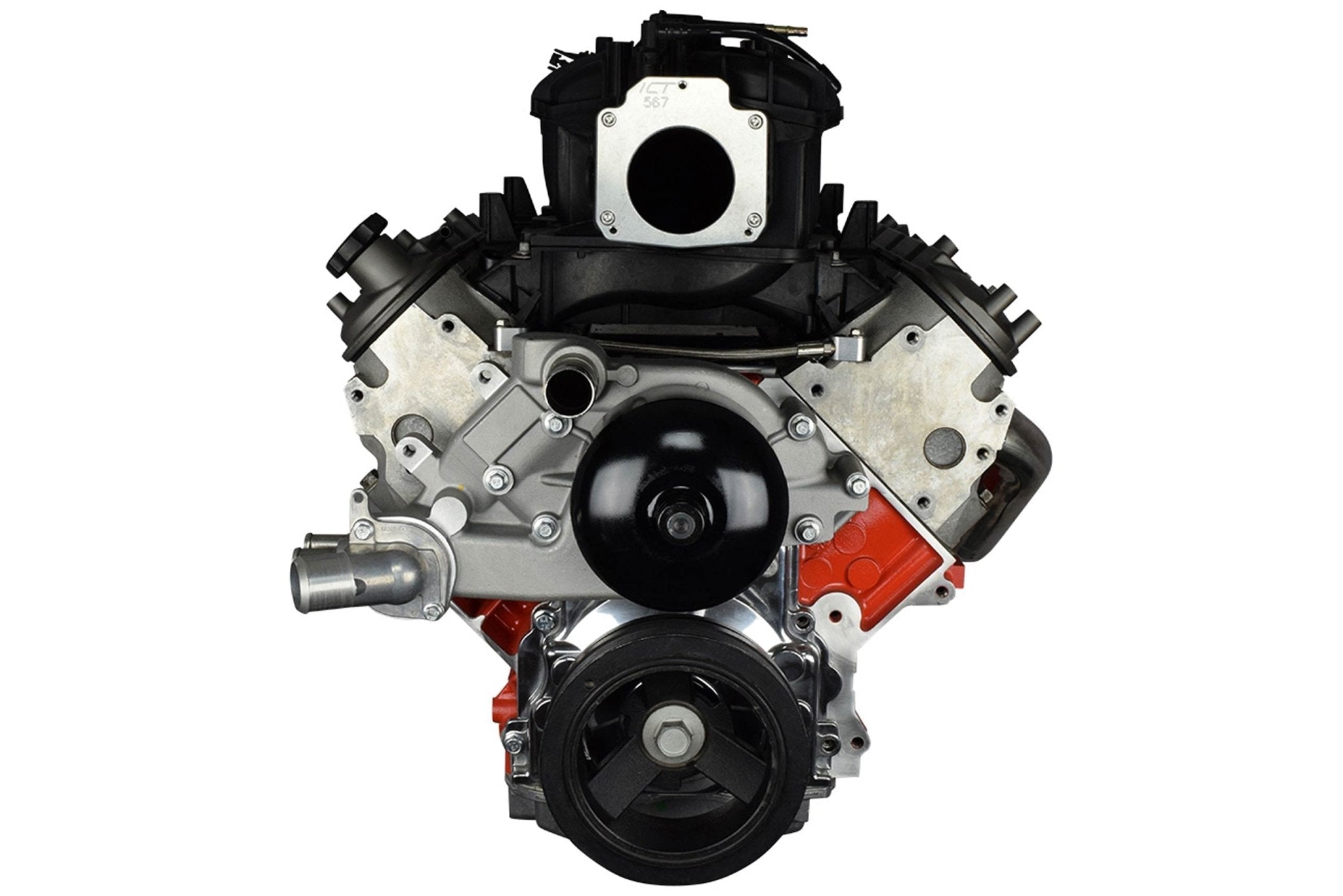 LS/LT1 4-Bolt Intake to LS DBW Throttle Body Adapter - ICT Billet 551567