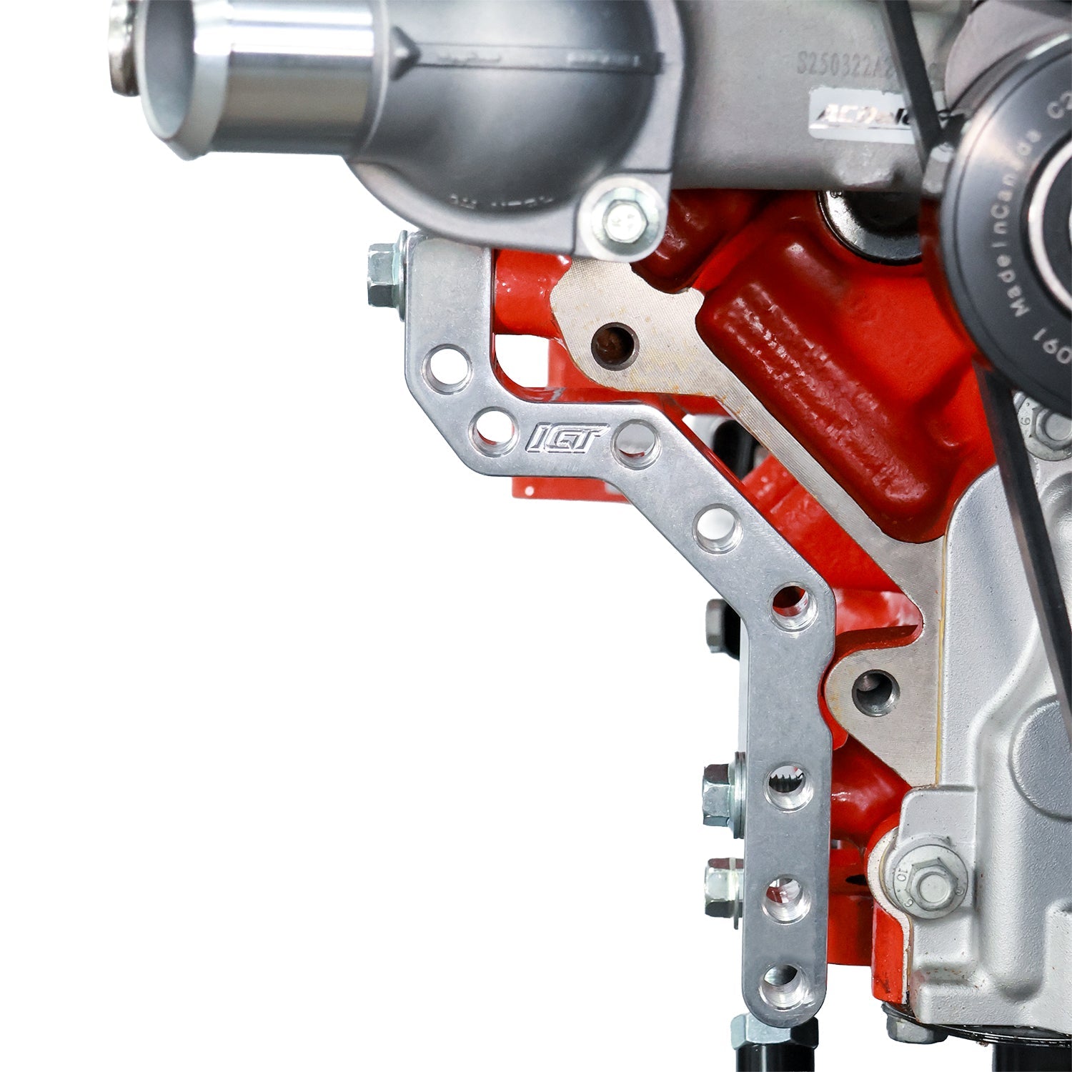 LSX Block - Builders Bracket for Low Mount Universal Accessory Mounting - ICT Billet 551169-LS02