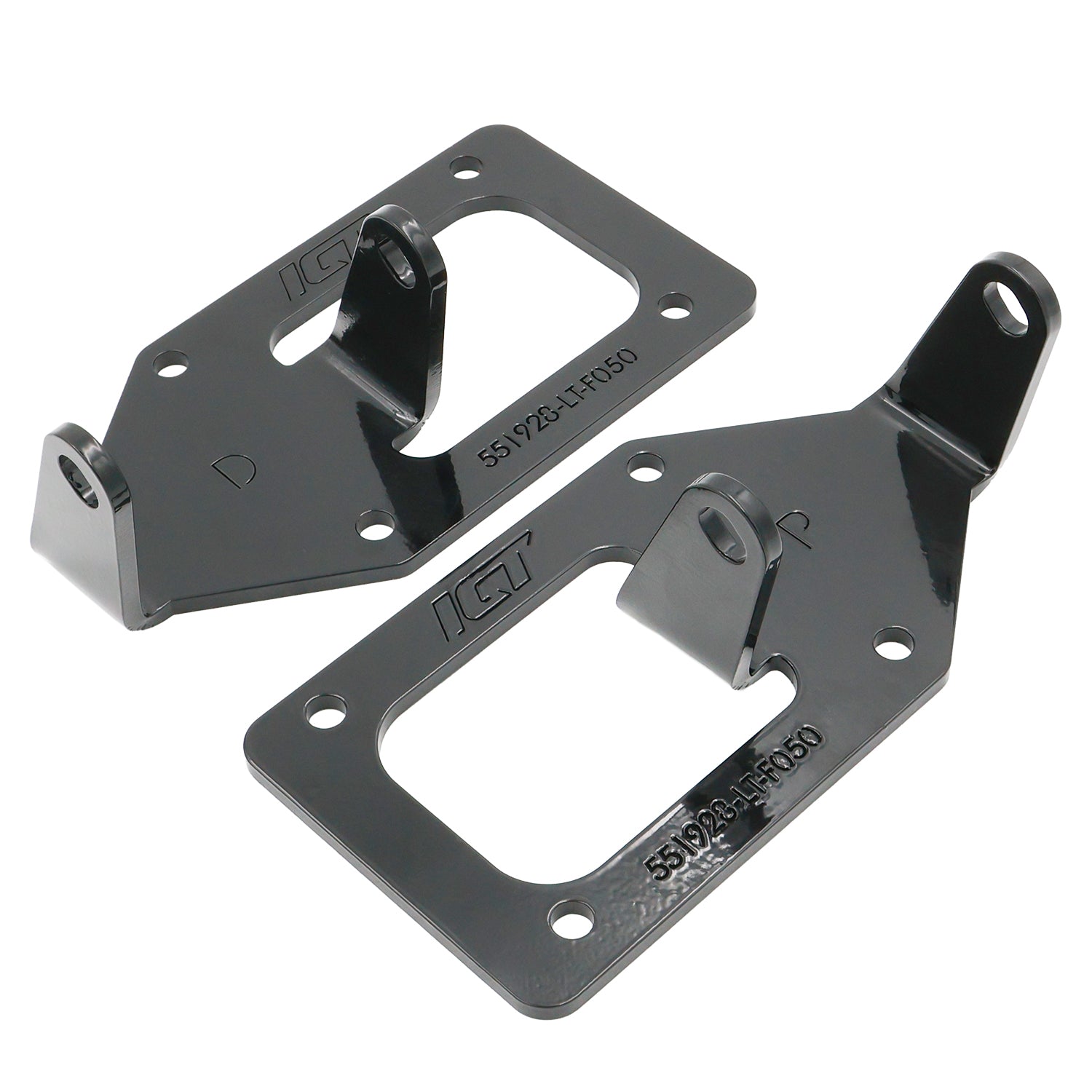 LT Gen 5 Engine Swap Mount to 1975 - 1987 SBC Vehicle Adapter 1/2" Forward - ICT Billet 551928-LT-F050