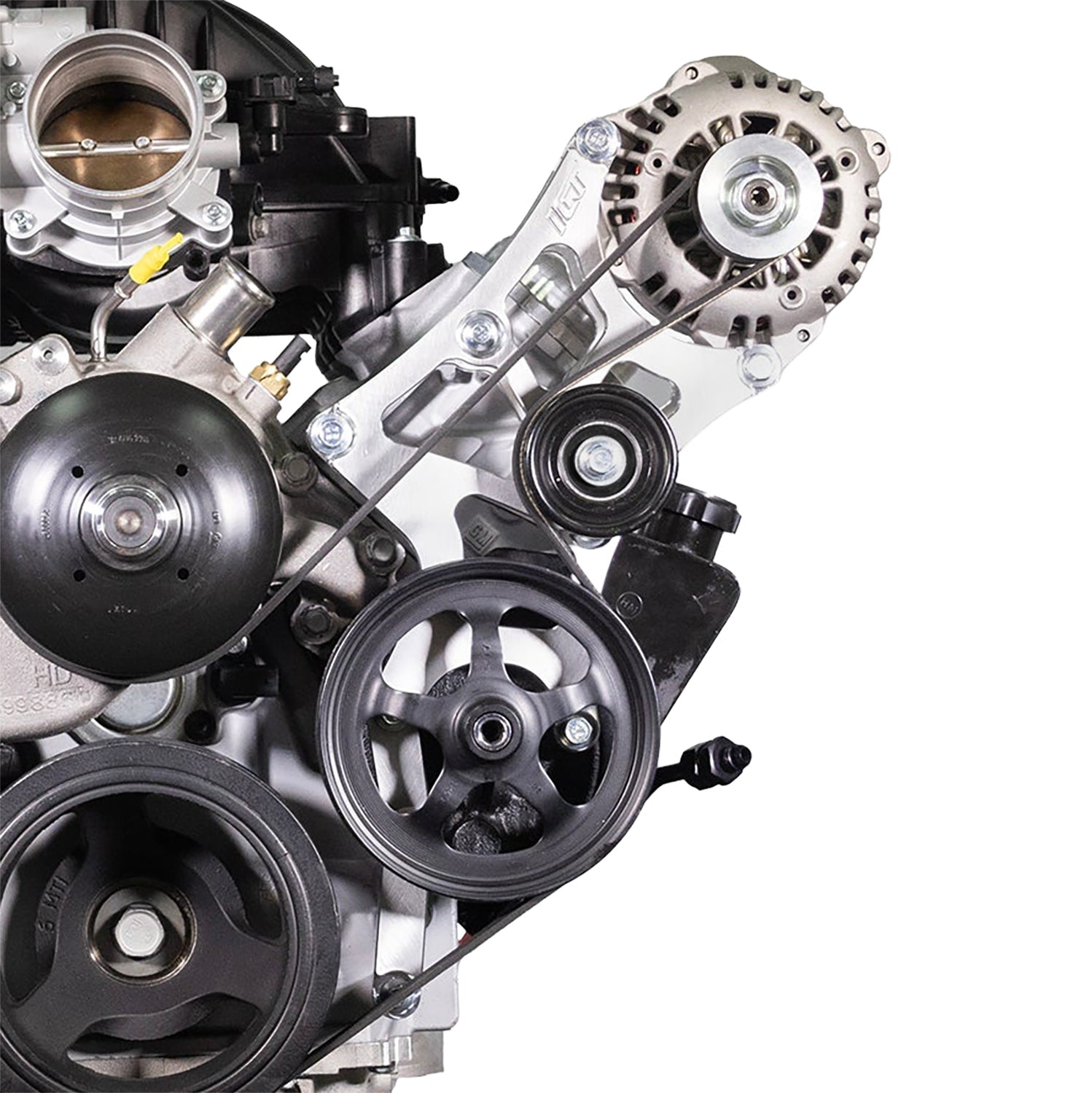 LT Gen 5 Truck Alternator and Power Steering Kit Driver Side - ICT Billet 551519-LT-3