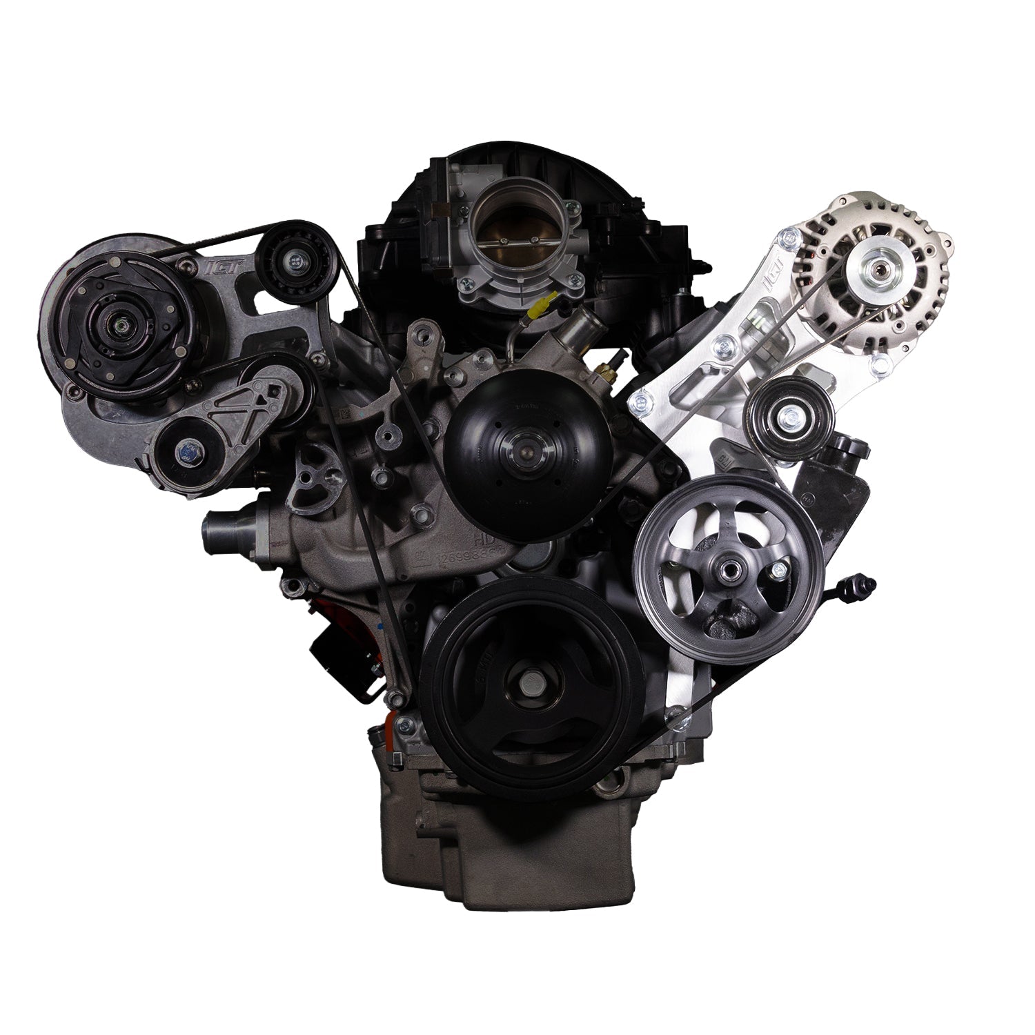 LT Gen 5 Truck Alternator and Power Steering Kit Driver Side - ICT Billet 551519-LT-3