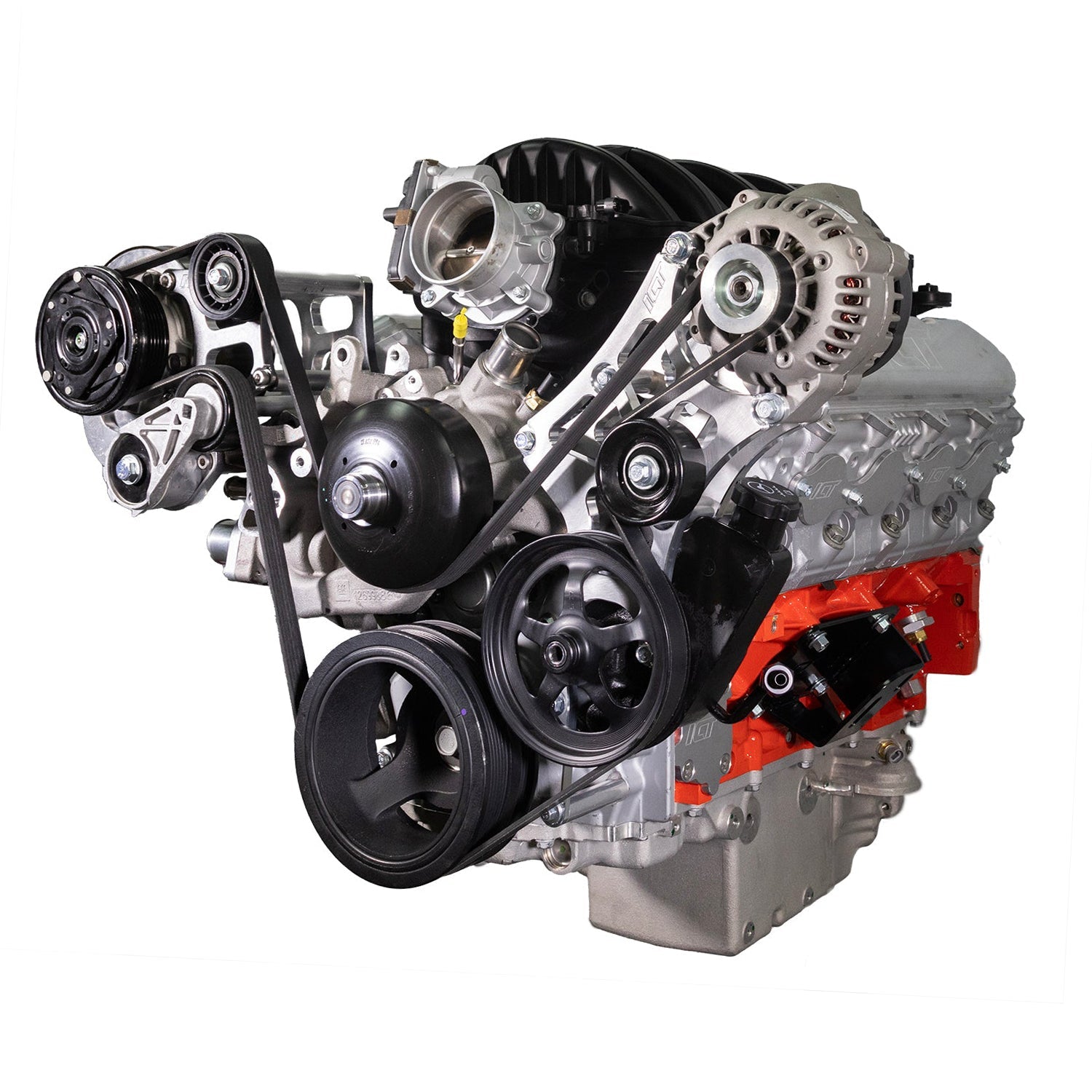 LT Gen 5 Truck Alternator and Power Steering Kit Driver Side - ICT Billet 551519-LT-3