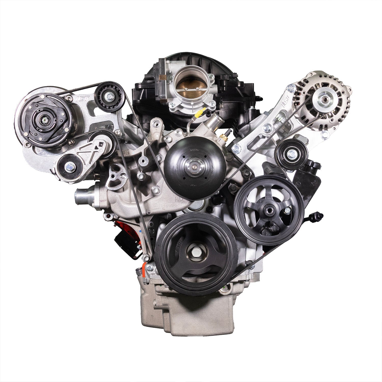 LT Gen 5 Truck Alternator and Power Steering Kit Driver Side - ICT Billet 551519-LT-3