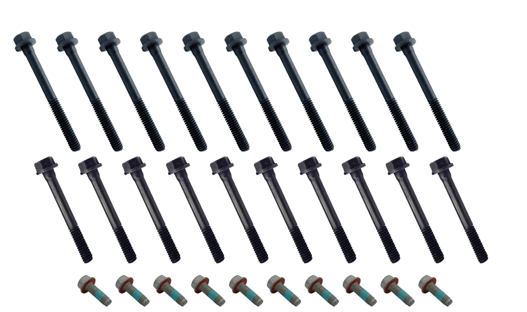 LT Gen V 30pc Main Bearing Cap Bolt Kit - ICT Billet SLV-LT8077