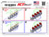 LT Gen V Billet Coil Brackets Compatible with Holley AMP EFI Smart Coil Pack LT1 LT4 L83 L86 - ICT Billet 551952