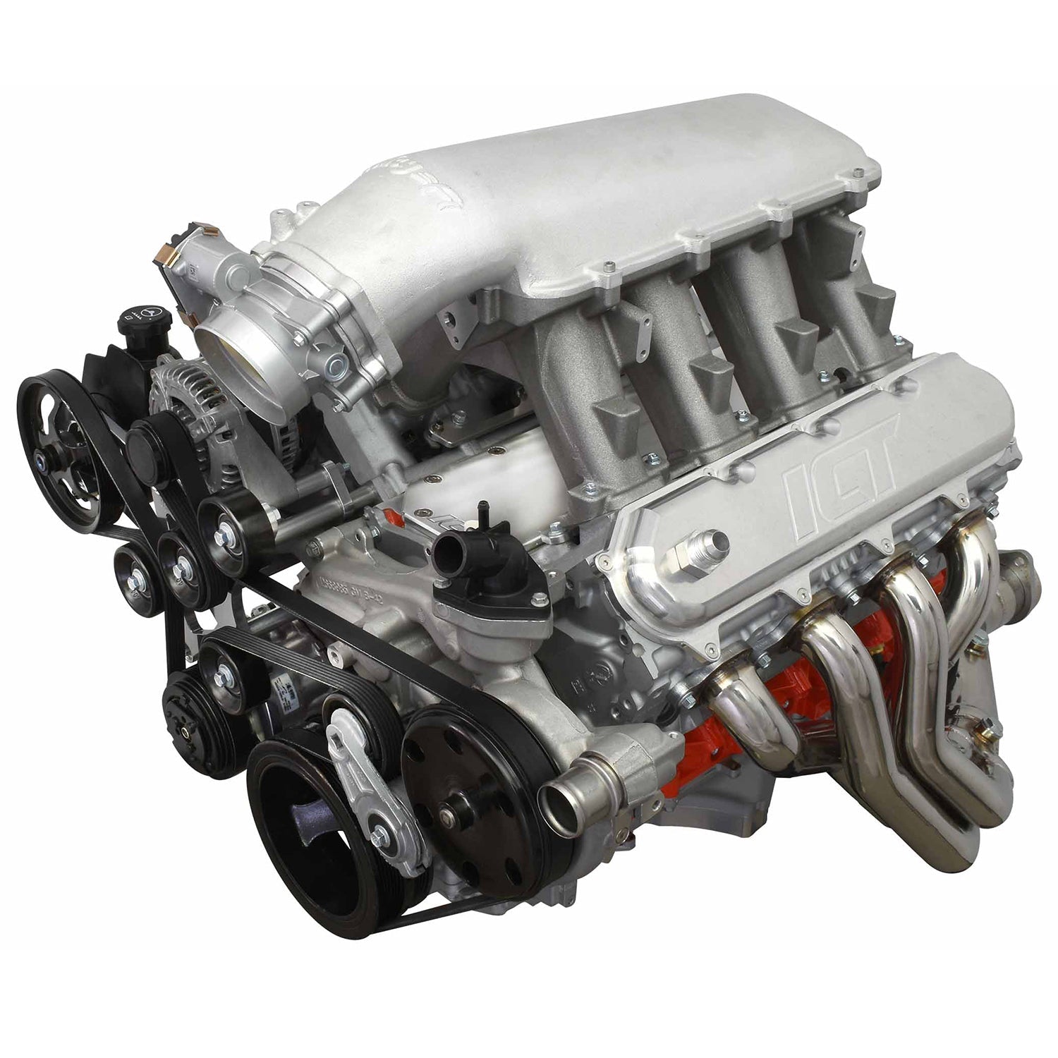LT Gen V OBS Truck Swap Saginaw Power Steering & 7176 A/C Compressor Bracket - ICT Billet 551118-7176-3