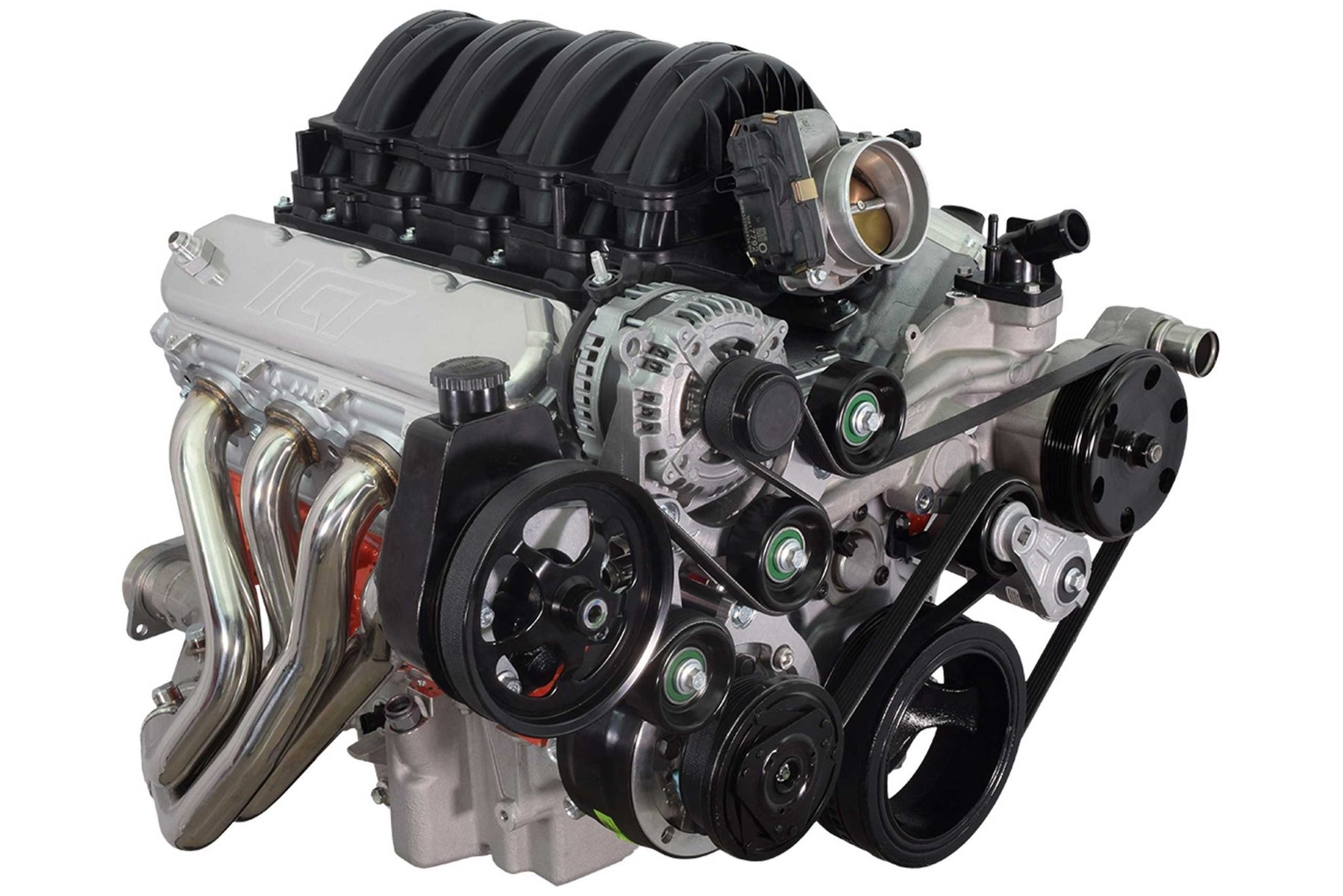 LT Gen V Swap C10 Truck Saginaw Power Steering & R4 A/C Compressor ...