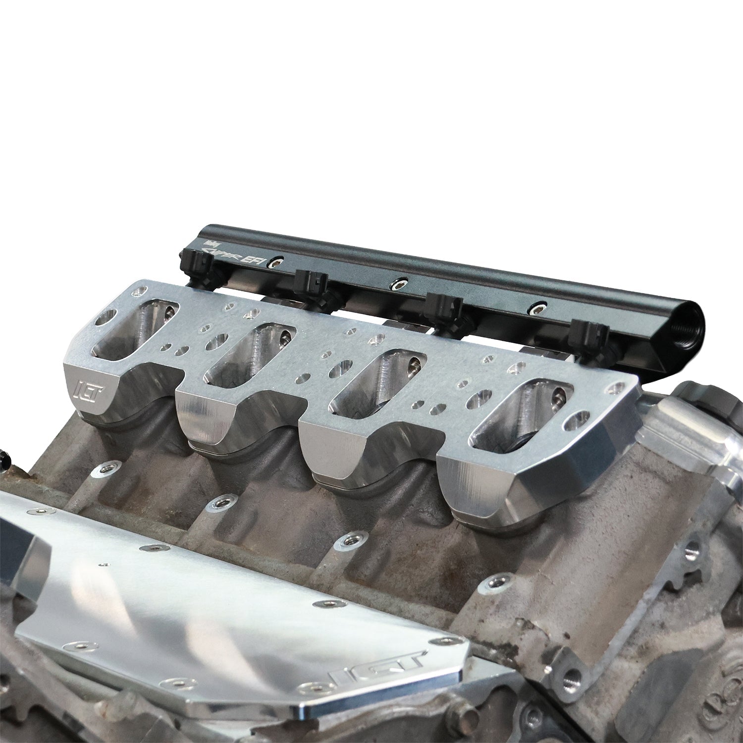 LT Non Superchrgered Heads to LT4 Port Injection Add On Plates - ICT Billet INA-LT1-LT4IN