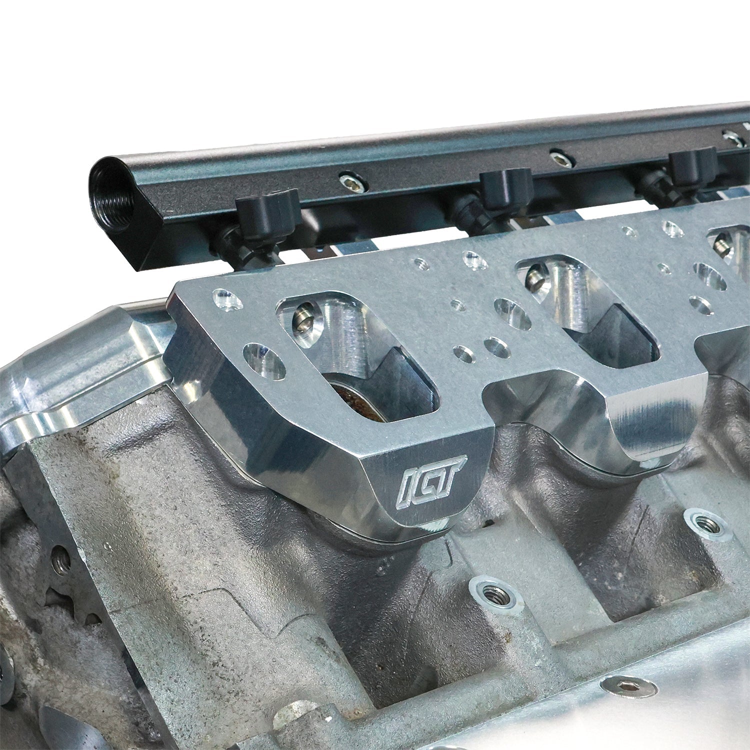 LT Non Superchrgered Heads to LT4 Port Injection Add On Plates - ICT Billet INA-LT1-LT4IN